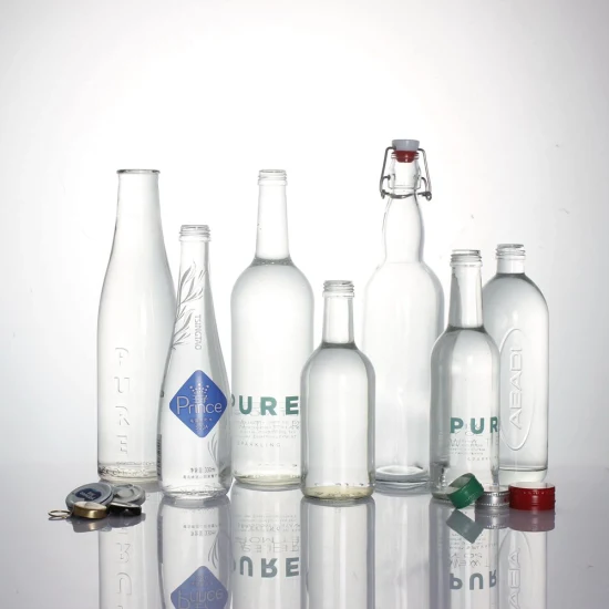 Garrafas de vidro clássicas com tampa giratória, garrafa de vidro com rolha para bebidas, óleo, vinagre, suco de água, vinho kombucha