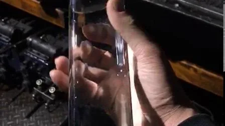 Frasco de azeite / vinagre de vidro verde escuro de 16 onças 500 ml por atacado com conjunto