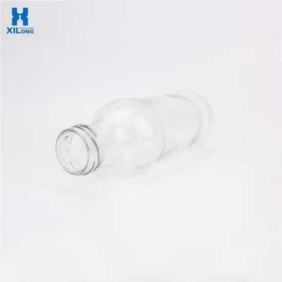 Mini garrafa de vidro redonda Fornecedor 100ml 200ml 250ml 500ml 700ml 1000ml Cortiça Pesada Top Lagrge Vinho Whisky Brandy Tequila Gin Garrafa com Cortiça